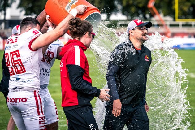 GFL Play Off Semifinals Potsdam Royals Cologne Crocodiles 24 09 2022 Potsdam Royals Cologne Crocodiles Copyright: xBEAUTIFULxSPORTS NicolxMarschallx