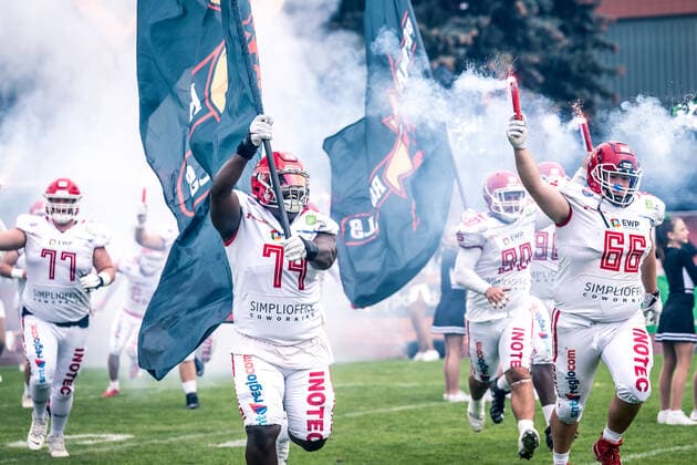 GFL Play Off Semifinals Potsdam Royals Cologne Crocodiles 24 09 2022 Potsdam Royals Cologne Crocodiles Copyright: xBEAUTIFULxSPORTS NicolxMarschallx