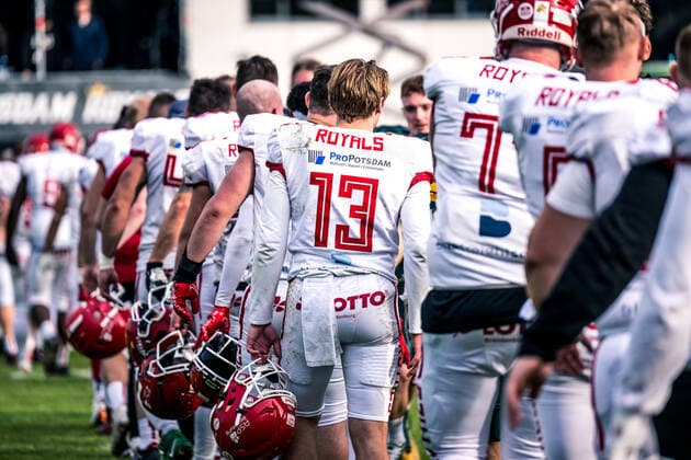 GFL Play Off Semifinals Potsdam Royals Cologne Crocodiles 24 09 2022 Potsdam Royals Cologne Crocodiles Copyright: xBEAUTIFULxSPORTS NicolxMarschallx
