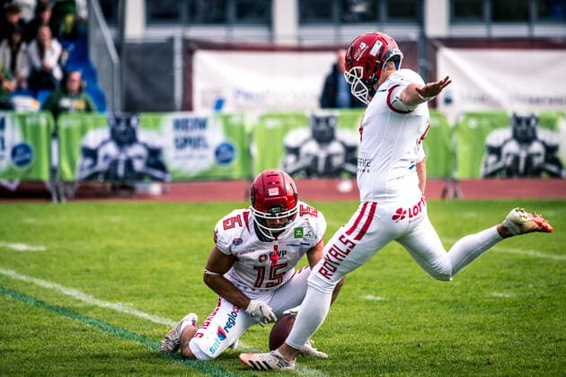 GFL Play Off Semifinals Potsdam Royals Cologne Crocodiles 24 09 2022 Potsdam Royals Cologne Crocodiles Copyright: xBEAUTIFULxSPORTS NicolxMarschallx