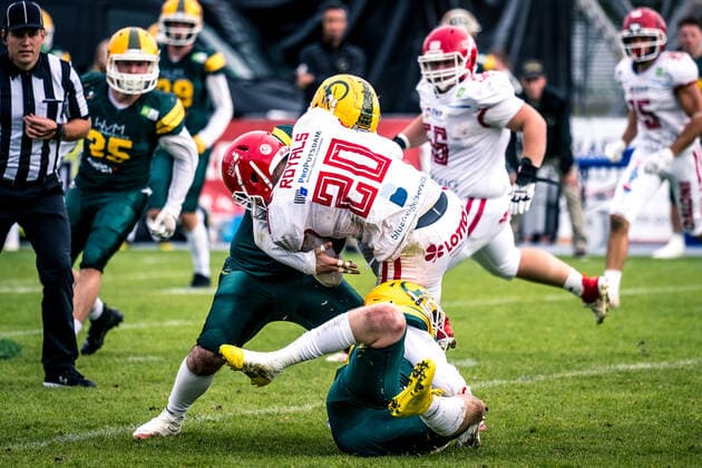 American Football, GFL, Play Off Semi-Final, Potsdam Royals - Cologne Crocodiles