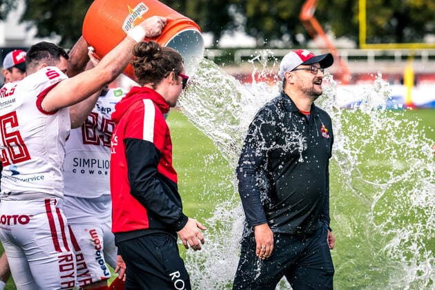 GFL Play Off Semifinals Potsdam Royals Cologne Crocodiles 24 09 2022 Potsdam Royals Cologne Crocodiles Copyright: xBEAUTIFULxSPORTS NicolxMarschallx