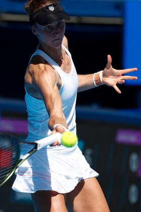 September 25, 2022, Tokyo, Japan: Liudmila SAMSONOVA hits a return against Qinwen ZHENG (CHN) during their Singles Final match at the TORAY PAN PACIFIC OPEN TENNIS TOURNAMENT 2022 at Ariake Coliseum. The tournament is held from September 17 to 25. Tokyo Japan - ZUMAm191 20220925_zap_m191_004 Copyright: xRodrigoxReyesxMarinx