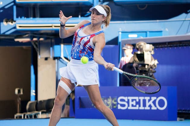 Ellen Perez (AUS), September 25, 2022 - Tennis : Doubles Final match between Nicole Melichar-Martinez (USA) Ellen Perez (AUS) 0-2 Gabriela Dabrowski (CAN) Giuliana Olmos (MEX) at Ariake Colosseum during TORAY PAN PACIFIC OPEN TENNIS 2022 in Tokyo, Japan. Noxthirdxpartyxsales  (199522853)