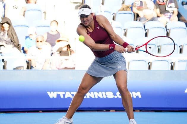 Nicole Melichar-Martinez (USA), September 25, 2022 - Tennis : Doubles Final match between Nicole Melichar-Martinez (USA) Ellen Perez (AUS) 0-2 Gabriela Dabrowski (CAN) Giuliana Olmos (MEX) at Ariake Colosseum during TORAY PAN PACIFIC OPEN TENNIS 2022 in Tokyo, Japan. Noxthirdxpartyxsales  (199522881)
