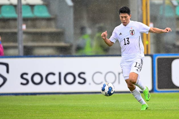 26th September 2022; Teofilo Tadini Stadium, Castel di Sangro, Italy; U21, U 21 Friendly football Match, Italy versus Japan; Mao Hosoya of Japan  ActionPlus12430545 AllShotLive