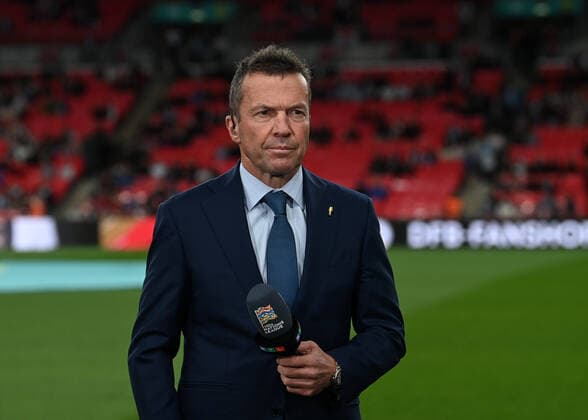 Football, men, season 2022 23, Nations League League A, Group 3, matchday 6 in London, England Germany, TV expert Lothar Matthäus RTL before the match, 26 09 2022, Copyright: xMatthiasxKochx