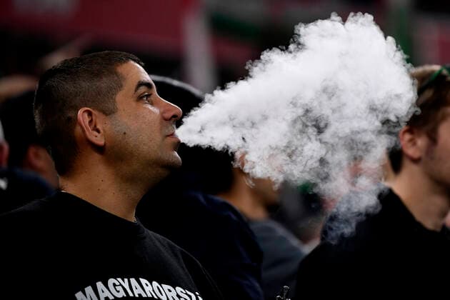 Foto Fabio Ferrari LaPresse 26 Settembre 2022 - Budapest, Ungheria - calcio - Ungheria vs Italia - Uefa Nations League - Gruppo C Giornata 6 6 - Stadio Puskas Arena Park.Nella foto: tifosi Ungheria September 26, 2022 Budapest, Hungary - sport soccer- Uefa Nations League - Group C 6 6 - Stadium Puskas Arena Park.-Park.In the pic: Hungary supporters  Copyright: xFabioxFerrari LaPressex
