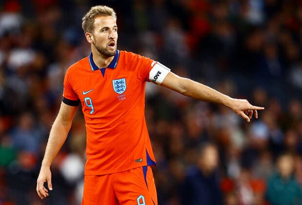 Mandatory Credit: Photo by Kieran McManus Shutterstock (13421401ar) Harry Kane of England. England v Germany, UEFA Nations League, Group A3, International Football, Wembley Stadium, London, UK - 26 Sep 2022 EDITORIAL USE ONLY No use with unauthorised audio, video, data, fixture lists, club league logos or live services. Online in-match use limited to 120 images, no video emulation. No use in betting, games or single club league player publications. England v Germany, UEFA Nations League, Group A3, International Football, Wembley Stadium, London, UK - 26 Sep 2022 EDITORIAL USE ONLY No use with unauthorised audio, video, data, fixture lists, club league logos or live services. Online in-match use limited to 120 images, no video emulation. No use in betting, games or single club league player publications. Copyright: xKieranxMcManus Shutterstockx 13421401ar
