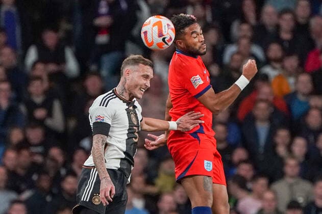 David Raum Germany Germany vs Reece James England London 26 09 2022 England vs Germany, UEFA Nations League, Matchday 6, Wembley Stadium