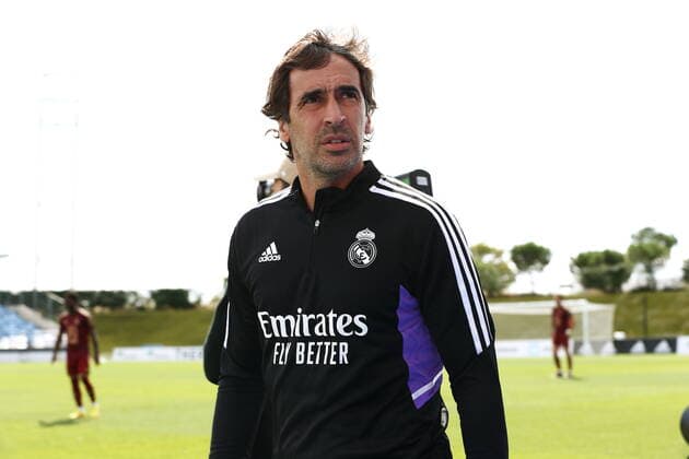 Raul Gonzalez (RM Castilla), SEPTEMBER 25, 2022 - Football Soccer : Spanish Primera RFEF Group 1 match between Real Madrid Castilla 3-1 CD Badajoz at the Alfredo Di Stefano Stadium in Madrid, Spain. Noxthirdxpartyxsales  (199634972)