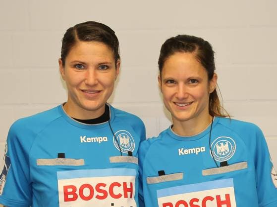 Handball World Cup, Tanja Kuttler and Maike Merz as first German referees in action, Archive