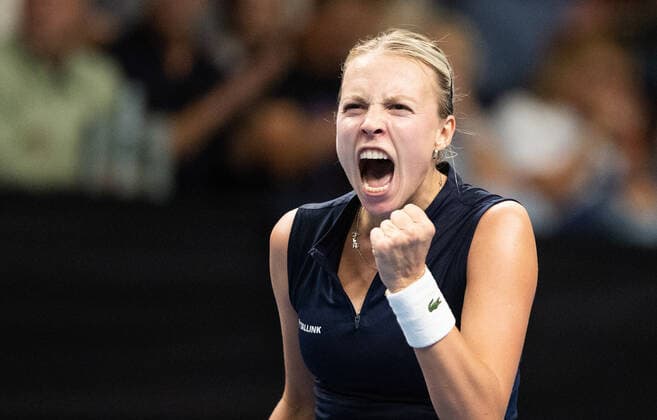 27.09.2022, Tallinn Tallinn Open WTA, Tennis Damen 250 tennis tournament. Anett Kontaveit (pictured) vs. Wang Xiyu Photo Tairo Lutter, Postimees Tallinn Harjumaa Estonia 1TL27SEP22B213  Copyright: xTairoxLutterx Anett Kontaveit