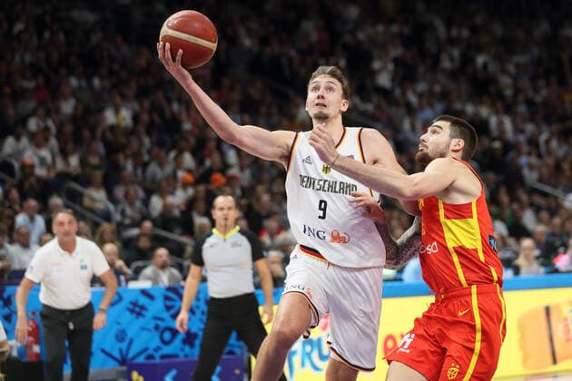SPAIN vs GERMANY FRANZ WAGNER Franc Vagner kosarkas reprezentacije Nemacke na utakmici polutfinala 1 2 FIBA Evropskog prvenstva protiv Spanije u Mercedes Benc areni, Berlin 16.09.2022. godine Foto: Kosarka, Spanija, FIBA Evropsko prvenstvo, NemackaBASKETBALL, FIBA European Championship, EM, Europameisterschaft FRANCE GERMANY SPAIN Berlin Mercedes Benz arena Germany Copyright: xMarkoxMetlasx xMNxPRESSxPHOTOx