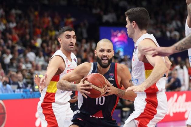 FRANCE vs SPAIN EVAN FOURNIER Ivan Furnije kosarkas reprezentacije Francuske na utakmici finala zlatna medalja FIBA Evropskog prvenstva protiv Spanije u Mercedes Benc areni, Berlin 18.09.2022. godine Foto: Kosarka, Francuska, FIBA Evropsko prvenstvo, SpanijaBASKETBALL, FIBA European Championship, EM, Europameisterschaft FRANCE SPAIN Berlin Mercedes Benz arena Germany Copyright: xMarkoxMetlasx xMNxPRESSxPHOTOx