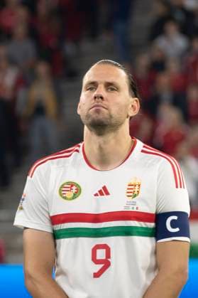 Adam Szalai (Hungary) during the UEFA Nations League 2022-2023 match between Hungary 0-2 Italy at Puskas Arena on September 26, 2022 in Budapest, Hungary. Noxthirdxpartyxsales  (199773181)