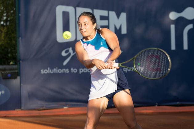 September 28, 2022, Parma, Italy: Parma, Italy, Tennis Club Parma, September 28, 2022, COCCIARETTO Elisabetta of the Italy during Parma Ladies Open WTA250 - Tennis Internationals. Tennis Internationals - Parma Ladies Open WTA250, Parma, Italy - ZUMAl164 20220928_zsa_l164_158 Copyright: xValerioxOrigox