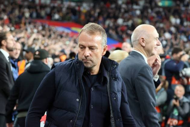 26 09 22 England Germany England, London, 26 09 2022, Football, UEFA Nations League, England DFB Germany v l Hansi Flick coach Germany , Bernd Neuendorf president DFB