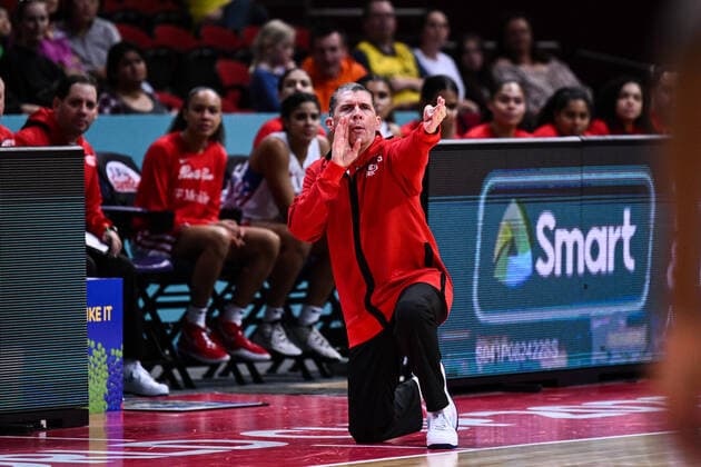 BASKETBALL PUERTO RICO CANADA, Head Coach of Puerto Rico Gerardo Batista during the 2022 FIBA Women s Basketball World Cup Quarter Final match between Puerto Rico and Canada at Qudos Bank Arena in Sydney, Thursday, September 29, 2022. ( NO ARCHIVING, EDITORIAL USE ONLY, NO USE IN BOOKS WITHOUT CONSENT  Copyright: xJAMESxGOURLEYx 20220929001709043624
