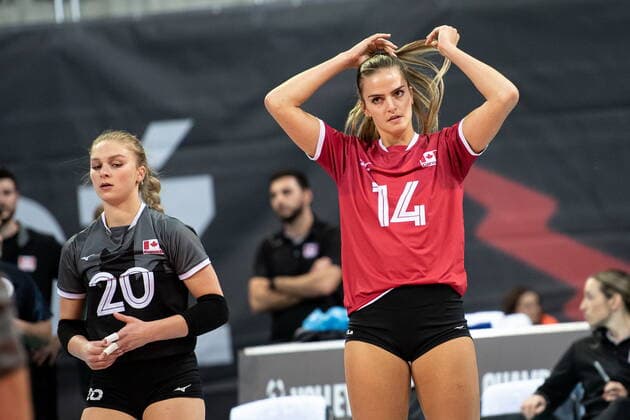 LODZ 29.09.2022 MISTRZOSTWA SWIATA W SIATKOWCE KOBIET MECZ: KANADA - KAZAKHSTAN --- FIVB VOLLEYBALL WOMENS World Championship, WM, Weltmeisterschaft 2022 MATCH: CANADA - KAZAKHSTAN N Z HILARY HOWE FOT. PAWEL PIOTROWSKI 400mm.pl NEWSPIX.PL --- Newspix.pl  20220929PAP008
