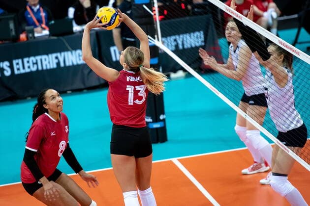 LODZ 29.09.2022 MISTRZOSTWA SWIATA W SIATKOWCE KOBIET MECZ: KANADA - KAZAKHSTAN --- FIVB VOLLEYBALL WOMENS World Championship, WM, Weltmeisterschaft 2022 MATCH: CANADA - KAZAKHSTAN N Z BRIE KING FOT. PAWEL PIOTROWSKI 400mm.pl NEWSPIX.PL --- Newspix.pl  20220929PAP044