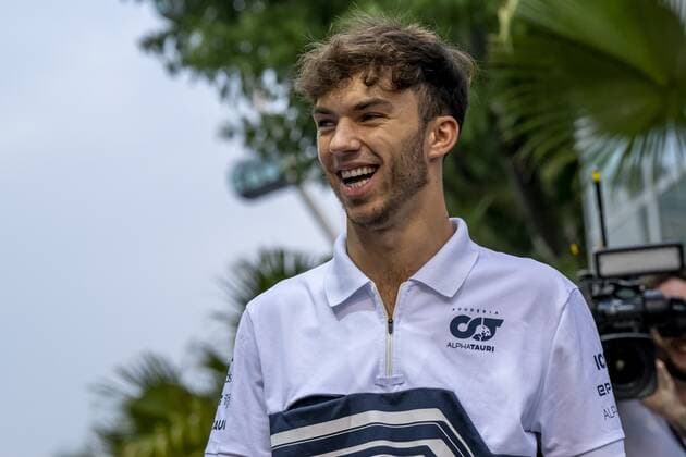 Singapore - 29-09-2022, Marina Bay, Pierre Gasly at the Formula 1 Singapore Grand Prix, Formula 1 Singapore Grand Prix Thursday  x18560356x Copyright: