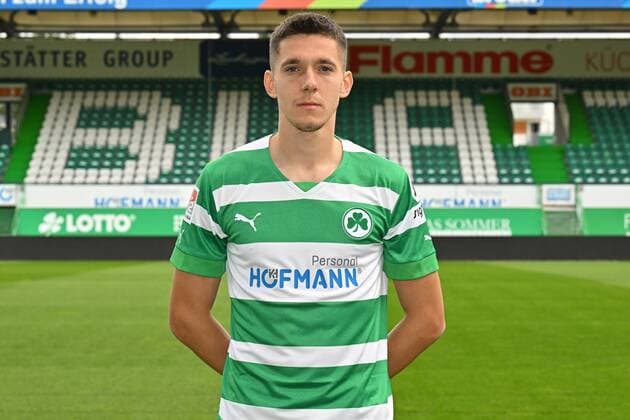 29 09 2022 SpVgg Greuther Fürth Kleeblatt Spielvereinigung 1 football Bundesliga season 2022 2023 photo appointment portrait appointment single photo portrait portrait head shot Damian Michalski 4, SpVgg Greuther Fürth