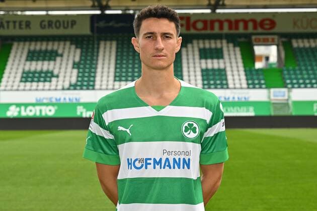 29 09 2022 SpVgg Greuther Fürth Kleeblatt Spielvereinigung 1 Football Bundesliga Season 2022 2023 photo appointment portrait appointment single photo portrait portrait headshot Marco Meyerhöfer Meyerhoefer 18, SpVgg Greuther Fürth
