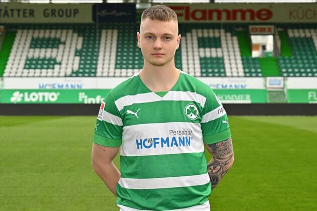 29 09 2022 SpVgg Greuther Fürth Kleeblatt Spielvereinigung 1 football Bundesliga season 2022 2023 photo appointment portrait appointment single photo portrait portrait headshot Robin Kehr 7, SpVgg Greuther Fürth