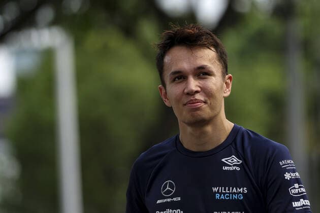23 ALEX ALBON (THA) WILLIAMS RACING (WILLIAMS FW44 - MERCEDES) FORMULE 1 : Grand prix de Singapour - Preparation - 29 09 2022 MPSAgency Panoramic 