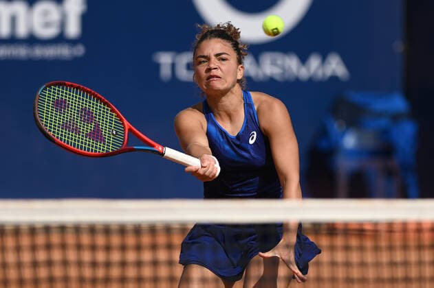 Jasmine Paolini during Parma Ladies Open WTA250, Tennis Internationals in Parma, Italy, September 29 2022  Copyright: xAlessioxTarpinix xipa-agency.netx xLivexMediax 0