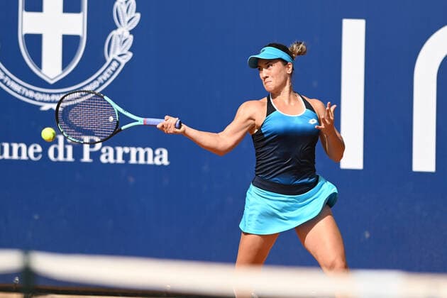 September 29, 2022, Parma, Italy: Parma, Italy, Tennis Club Parma, September 29, 2022, Danka Kovinic during Parma Ladies Open WTA250 - Tennis Internationals. Tennis Internationals - Parma Ladies Open WTA250, Parma, Italy - ZUMAl164 20220929_zsa_l164_221 Copyright: xAlessioxTarpinix