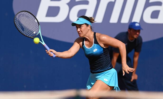 Danka Kovinic during Parma Ladies Open WTA250, Tennis Internationals in Parma, Italy, September 29 2022  Copyright: xAlessioxTarpinix xipa-agency.netx xLivexMediax 0