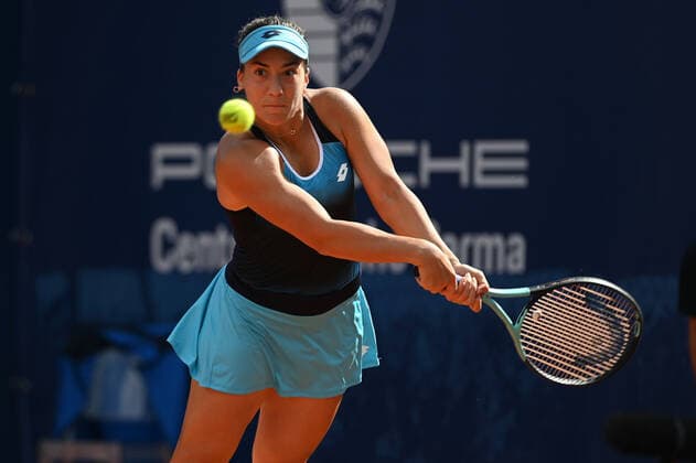 September 29, 2022, Parma, Italy: Parma, Italy, Tennis Club Parma, September 29, 2022, Danka Kovinic during Parma Ladies Open WTA250 - Tennis Internationals. Tennis Internationals - Parma Ladies Open WTA250, Parma, Italy - ZUMAl164 20220929_zsa_l164_229 Copyright: xAlessioxTarpinix