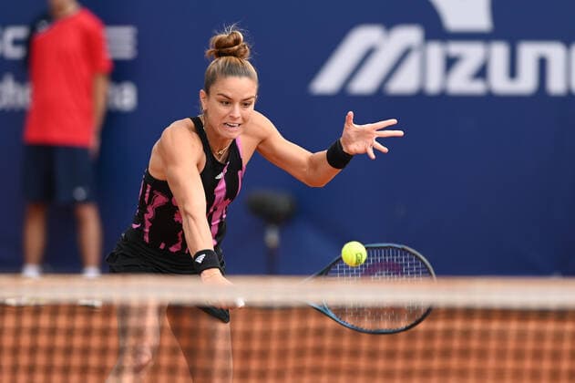 Sport Bilder des Tages September 29, 2022, Parma, Italy: Parma, Italy, Tennis Club Parma, September 29, 2022, Maria Sakkari during Parma Ladies Open WTA250 - Tennis Internationals. Tennis Internationals - Parma Ladies Open WTA250, Parma, Italy - ZUMAl164 20220929_zsa_l164_236 Copyright: xAlessioxTarpinix
