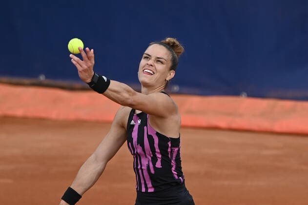 September 29, 2022, Parma, Italy: Parma, Italy, Tennis Club Parma, September 29, 2022, Maria Sakkari during Parma Ladies Open WTA250 - Tennis Internationals. Tennis Internationals - Parma Ladies Open WTA250, Parma, Italy - ZUMAl164 20220929_zsa_l164_241 Copyright: xAlessioxTarpinix