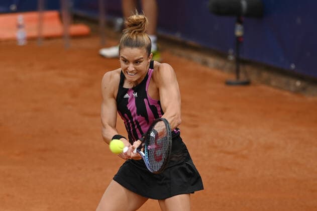 September 29, 2022, Parma, Italy: Parma, Italy, Tennis Club Parma, September 29, 2022, Maria Sakkari during Parma Ladies Open WTA250 - Tennis Internationals. Tennis Internationals - Parma Ladies Open WTA250, Parma, Italy - ZUMAl164 20220929_zsa_l164_242 Copyright: xAlessioxTarpinix