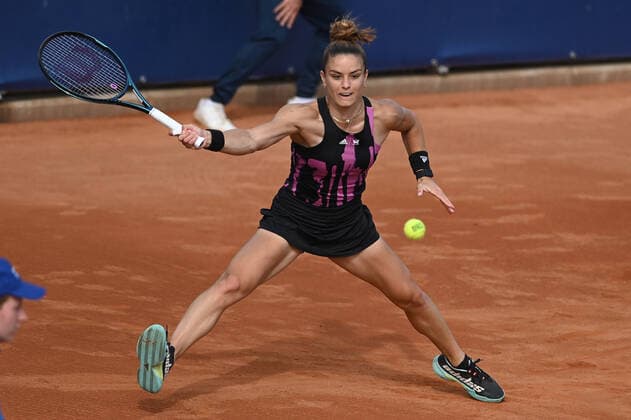 September 29, 2022, Parma, Italy: Parma, Italy, Tennis Club Parma, September 29, 2022, Maria Sakkari during Parma Ladies Open WTA250 - Tennis Internationals. Tennis Internationals - Parma Ladies Open WTA250, Parma, Italy - ZUMAl164 20220929_zsa_l164_246 Copyright: xAlessioxTarpinix