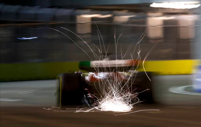 77 Valtteri Bottas FIN, Alfa Romeo F1 Team ORLEN , F1 Grand Prix of Singapore at Marina Bay Street Circuit on September 30, 2022 in Singapore, Singapore Photo by HOCH ZWEI Singapore Singapore