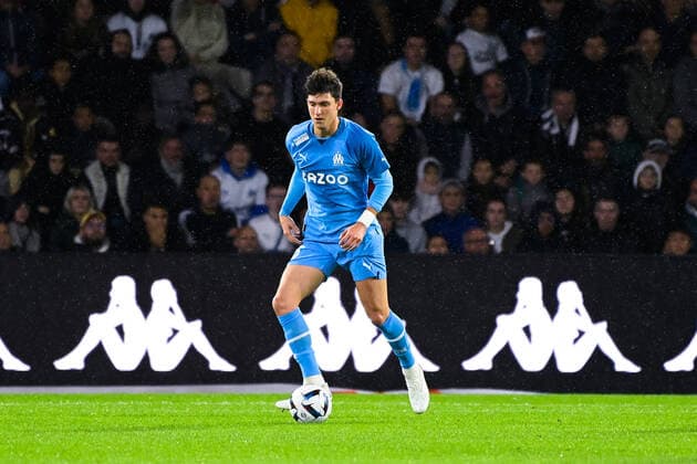 Leonardo BALERDI ( 5 - Olympique Marseille ) - FOOTBALL : Angers vs Marseille - Ligue 1 - 30 09 2022 FedericoPestellini Panoramic 