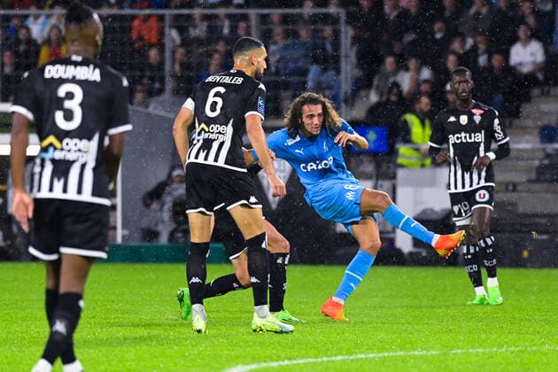 Matteo GUENDOUZI ( 6 - Olympique Marseille ) - FOOTBALL : Angers vs Marseille - Ligue 1 - 30 09 2022 FedericoPestellini Panoramic 