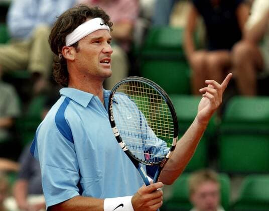 BASTAD 030711 -- TENNIS , BASTAD , KVARTSFINALER -- Fredagen den 11 juli 2003 spelades kvartsfinaler i herrsingel i Swedish Open, Bastad. Jonas Björkman förlorade mot spanjoren Carlos Moya med 2-0 i set. Bilden: Carlos Moya. Foto Ola Torkelsson Kod 1028 COPYRIGHT SCANPIX SWEDEN BASTAD SVERIGE TENNIS x1028x *** BASTAD 030711 TENNIS , BASTAD , QUARTERFINALS On Friday, July 11, 2003, the mens singles quarterfinals were played in the Swedish Open, Bastad Jonas Björkman lost to the Spaniard Carlos Moya 2 0 in a set Picture Carlos Moya Photo Ola Torkelsson Code 1028 COPYRIGHT SCANPIX SWEDEN BASTAD SWEDEN TENNIS x1028x  Copyright: xOLAxTORKELSSONx TENNIS SWEDISH OPEN MOYA