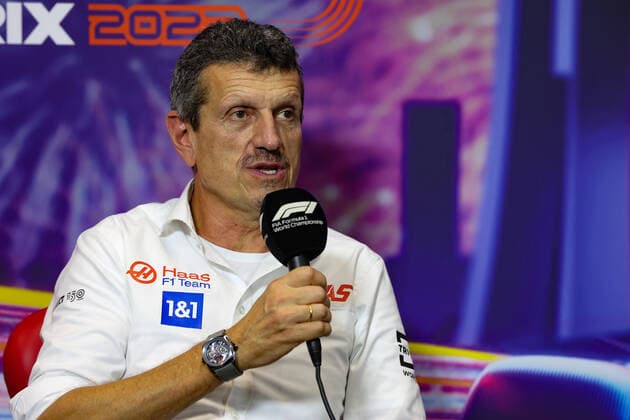 STEINER Guenther (ita), Team Principal of Haas F1 team, portrait press conference, PK, Pressekonferenz during the Formula 1 Singapore Airlines Singapore Grand Prix 2022, 17th round of the 2022 FIA Formula One World Championship, WM, Weltmeisterschaft from September 30 to October 02, 2022 on the Marina Bay Street Circuit, in Singapore - F1 - SINGAPORE GRAND PRIX 2022 DPPI Panoramic  AV6_4202