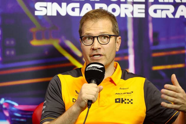 SEIDL Andreas, Team Principal of McLaren F1 Team, portrait during the Formula 1 Singapore Airlines Singapore Grand Prix 2022, 17th round of the 2022 FIA Formula One World Championship, WM, Weltmeisterschaft from September 30 to October 02, 2022 on the Marina Bay Street Circuit, in Singapore - F1 - SINGAPORE GRAND PRIX 2022 DPPI Panoramic  AV6_4405