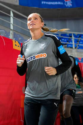 Handball, women international match, France Germany Silje Brons Petersen Germany Copenhagen Metz Arenes de Metz France