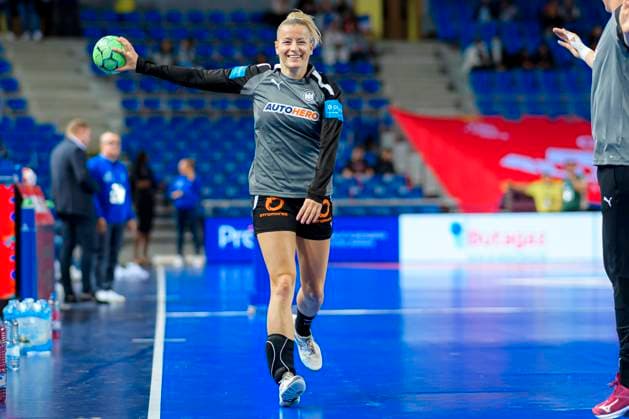 Handball, women international match, France Germany Antje Döll Doell Germany Bietigheim Metz Arenes de Metz France