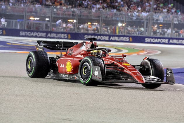 FORMULA 1 SINGAPORE AIRLINES SINGAPORE GRAND PRIX 2022 01 10 2022, Marina Bay Street Circuit, Singapore, FORMULA 1 SINGAPORE AIRLINES SINGAPORE GRAND PRIX 2022 ,in picture Charles Leclerc MCO , Scuderia Ferrari nordphotoxGmbHx xBratic nph00250