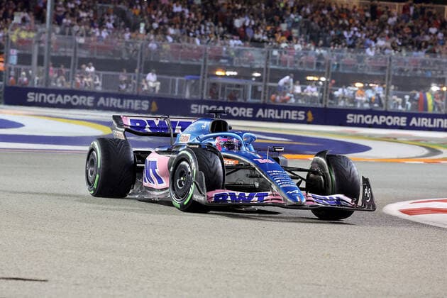FORMULA 1 SINGAPORE AIRLINES SINGAPORE GRAND PRIX 2022 01 10 2022, Marina Bay Street Circuit, Singapore, FORMULA 1 SINGAPORE AIRLINES SINGAPORE GRAND PRIX 2022 ,in picture Fernando Alonso ESP , Alpine F1 Team nordphotoxGmbHx xBratic nph00250