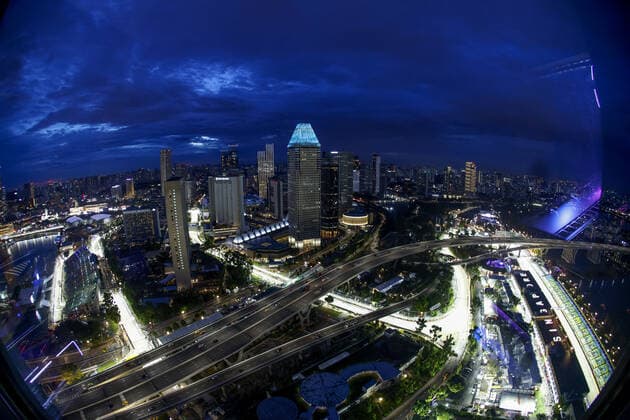 Track illustration during the Formula 1 Singapore Airlines Singapore Grand Prix 2022, 17th round of the 2022 FIA Formula One World Championship, WM, Weltmeisterschaft from September 30 to October 02, 2022 on the Marina Bay Street Circuit, in Singapore - F1 - SINGAPORE GRAND PRIX 2022 DPPI Panoramic  F12022GP17SIN_JK134775