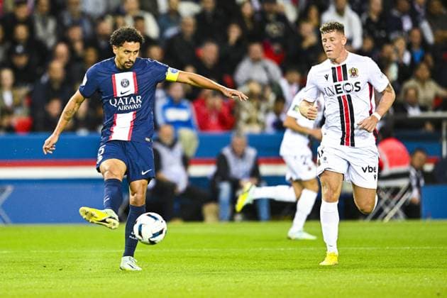 Marquinhos (PSG) FOOTBALL : PSG vs Nice - Ligue1 Uber Eats - 01 10 2002 JBAutissier Panoramic 